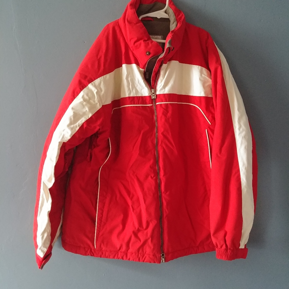 Red and Cream Snowboard/Ski Coat size M